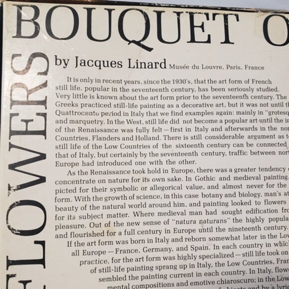 “Bouquet of Flowers” by Jacques Linard 1971 Springbok Art puzzle Complete VTG - Picture 5 of 7